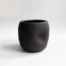 Load image into Gallery viewer, Mini Ceramic Dimpled Tumbler in Charcoal