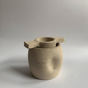 Ceramic Tea Strainer in Sand