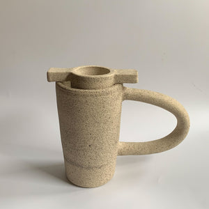 Ceramic Tea Strainer in Sand